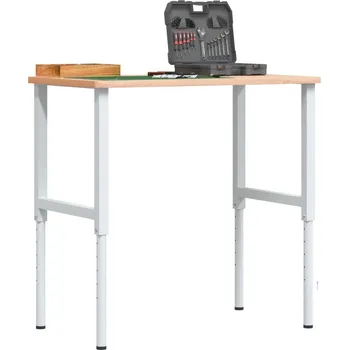 Psací stůl zahrada-XL Nastavitelné rámy pracovního stolu 2 ks kov 55 x (69–95,5) cm 147932