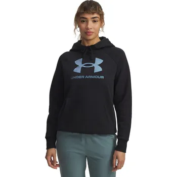 Dámská mikina Dámská mikina Under Armour Rival Flc Shimmer Hdy velikost XL black / iridescent