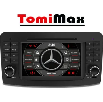 Autorádio TomiMax Mercedes ML Android 14 autorádio s WIFI, GPS, USB, BT HW výbava: 8 Core 4GB+64GB PX HIGH - Model auta: Mercedes-BENZML320/ ML50W164(2005-2012)GL X164(2005-2012)GL320, Velikost obrazovky: Dotyková obrazovka: 7"