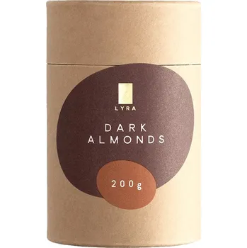 Čokoláda Mandle v hořké čokoládě DARK ALMONDS 200 g, LYRA - doprava zdarma od 2999 Kč