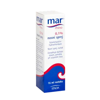 Nosní sprej MAR RHINO nosní sprej 0,1 % snižuje otok nosní sliznice 15 ml