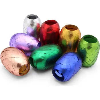 Stuha Stuha 5 mm x 10 m /vajíčko (směs 8 metalických, matných barev /cena 1ks)
