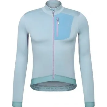 cyklistický dres Cyklodres ISADORE Alternative Eco Fleece Long Sleeve Jersey Slate - vel. M