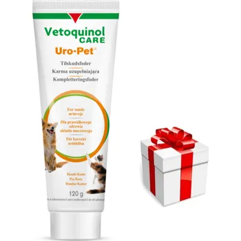 VETOQUINOL Uro-Pet gel 120g + Překvapení pro psa