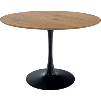 Jídelní stůl Jídelní stůl kulatý 110 REVENTON dub/černá