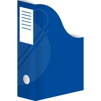 Archivační box Junior Stojan na časopisy A4 karton. modrý