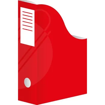 Archivační box NONAME Stojan na časopisy A4 karton. červený