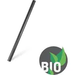 WIMEX Slámky JUMBO černé (PLA BIO) 20 cm, 150 ks
