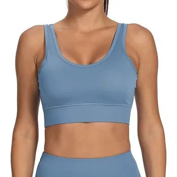 Podprsenka Merco Výprodej - Yoga Feel sportovní podprsenka modrá velikost oblečení M