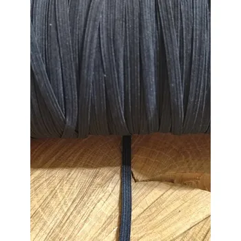 Textilní guma Prádlová pruženka šíře 5 mm černá