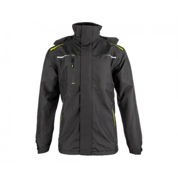 Zimní pracovní bunda THOROS černá, 3XL