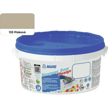 Spárovací hmota Mapei KERAPOXY EASY DESIGN 133 PÍSKOVÁ 1,5kg 5KB013302