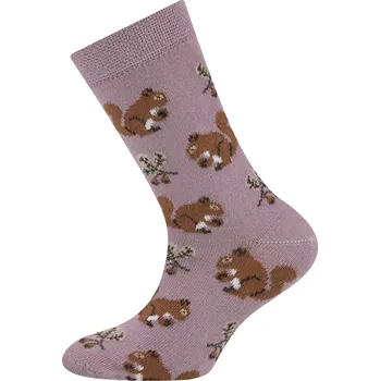 Ewers Socken Eichhörnchen dusty mauve 23-26