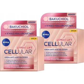 Pleťový krém NIVEA Cellular Expert Lift Zpevňující denní krém proti vráskám 50 ml x2