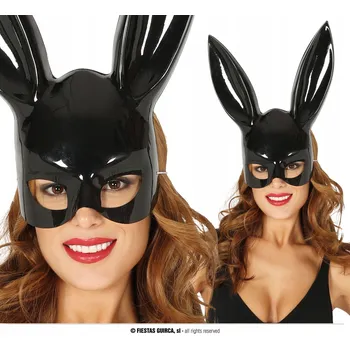 Karnevalová maska Maska na obličej Guirca 919/2893 plastová zvířata černá
