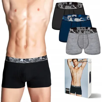 Boxerky Boxerky 3 PÁRY PIERRE CARDIN CAMOUFLAGE - XL