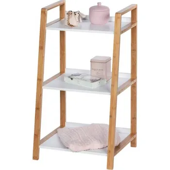 regál Koupelnový regál Wenko bílý 36 x 43 x 76 cm