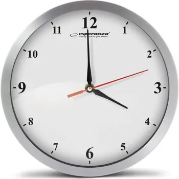 Hodiny Velké nástěnné hodiny 30cm na 1 baterii AA, stříbrný rám, hliník