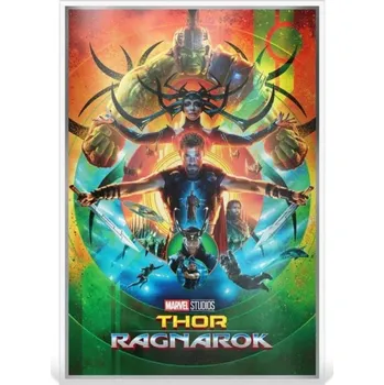 Niue Island Stříbrný plakát 1,5 oz Thor Ragnarok MARVEL
