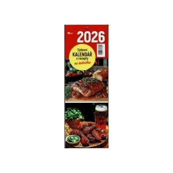 Kalendář Nástěnný kalendář 2026 Týdenní s recepty