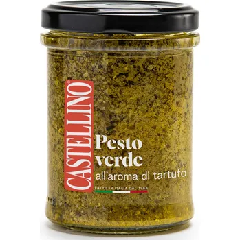 Pesto Ortomio Bazalkové pesto s příchutí lanýžů, 180g