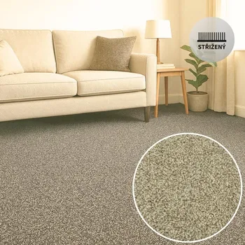 Koberec Metrážový koberec TAMPA 90 Označení šíře role: 4 m