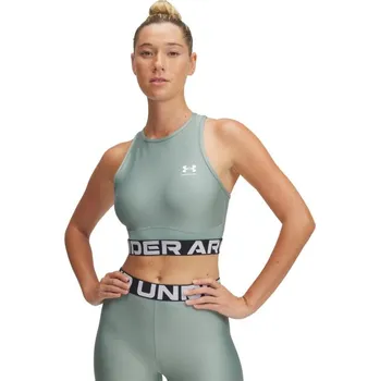 Under Armour HeatGear Rib Tank-GRN 2025 dámský sportovní top Velikost S + DÁREK