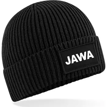 Čepice Zimní čepka s motivem Jawa - Černá
