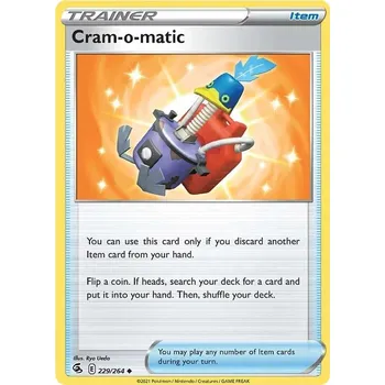 Sběratelská karetní hra Cram o matic 229/264 - Fusion Strike Typ karty: Reverse Holo