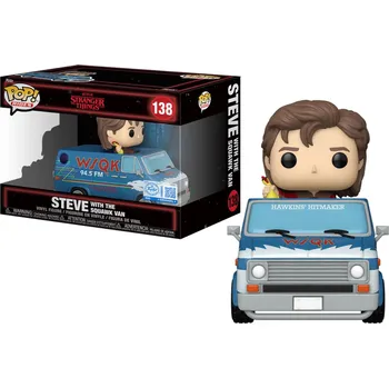 Funko POP! 138 Rides: Stranger Things - Steve With The Squawk Van Special Edition