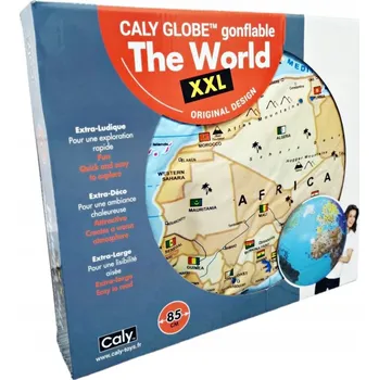 Glóbus Nafukovací glóbus politická mapa míč 85 cm