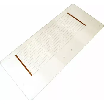 Autosklo Sklo zadní vyhřívané BK7011- Slovenská kabina1382x570mm | 7011-7969; ROZTEČE DĚR 125,110,14CMVELKÉ | AGROAD