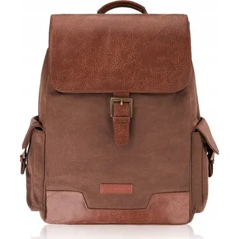 Městský batoh Paolo Peruzzi městský batoh hnědý