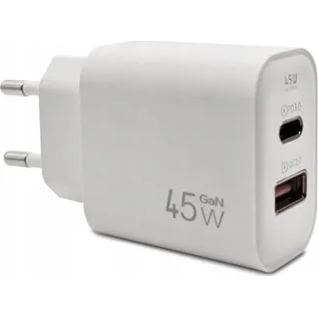 Síťová nabíječka JJM 2xUSB bílá 45W 4000mA Quick Charge 3.0