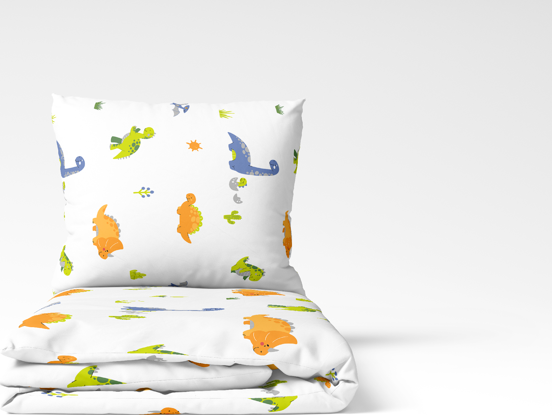Dětské ložní povlečení bavlněné Stanex Dinosauři (LS410), 135 x 90 + 40 x 60, Zip