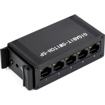 Switch Waveshare Průmyslový 5portový Ethernet switch