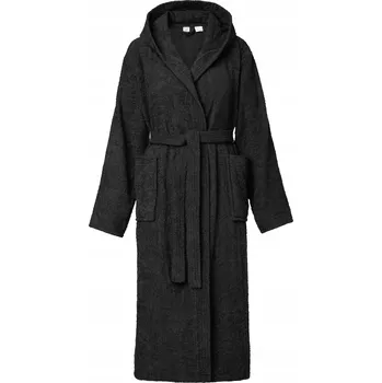 Dámský župan Dámský župan Froté s kapuce, teplý župan LA-193 Černý L