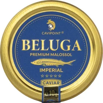 konzervovaná ryba CAVIPOINT BELUGA - IMPERIAL sturgeon caviar, 10g tin