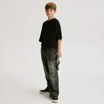 Chlapecké džíny Reserved - Baggy džíny - černý - 009FO-99J - 009FO-99J-128