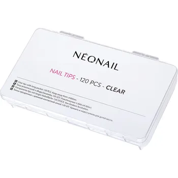 Umělé nehty průhledné 120 ks s dlouhou kapsičkou NEONAIL