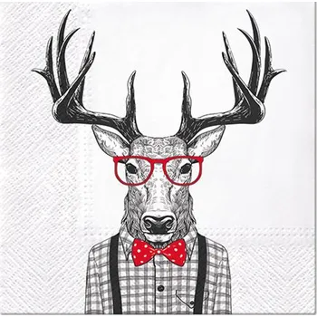 Papírový ubrousek Obrúsky PAW L 33x33cm Oh Deer