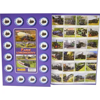 Pexeso Petr Mičánek Pexeso A4 Parní lokomotivy