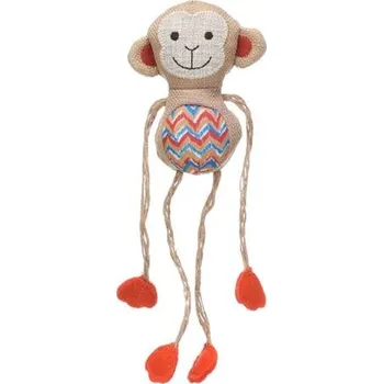 Hračka pro psa Hračka cat textil Robla opice Flamingo