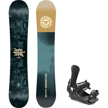 Snowboard Gravity snowboards Snowboard komplet Gravity Silent 25/26 + vázání RAVEN King Velikost: 159 cm, Velikost vázání: M
