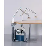 Odsávací ventilátor s filtrem, 2 odsávací ramena, vč. hubice a držáku ke stolu, typ AV 2500