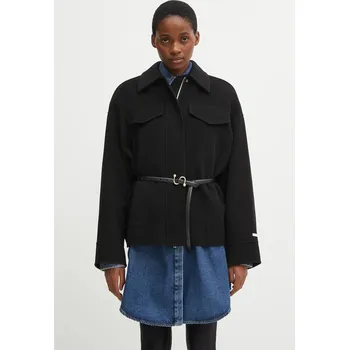 Bunda Sportmax CANTORE černá barva, zimní, 2522086031600, 36, 99X