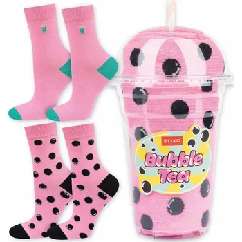 Dámské ponožky Dámské ponožky SOXO v balení bubble tea