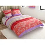 Povlečení z Renforcé bavlny IMARA červené Rozměr povlečení: 2 ks 80 x 80 cm | 200 x 220 cm, 200x220 + 2 polštáře 70x90 cm