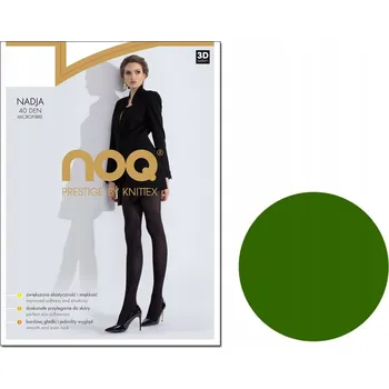 Dámské punčochy Hladké Punčocháče Knittex 40den, zelené, Botella, velikost 3