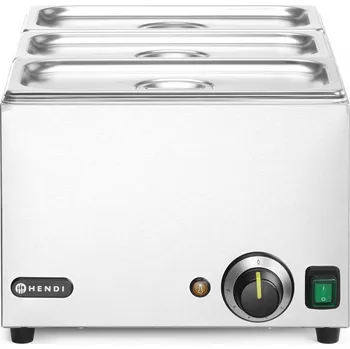 Sada Bain-marie RANGER + 3x GN 1/3 s víkem, HENDI, GN 1/1, 230V/1000W, 590x332x(H)242mm
